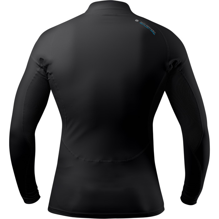 2024 Zhik Mens Eco UPF50+ Spandex Long Sleeve Rash Guard DTP-0063 - Black